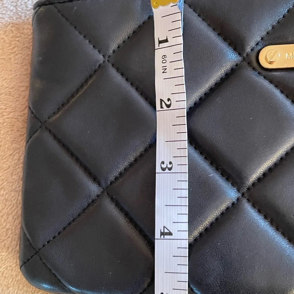 Michael Kors Black Quilted Shoulder Bag Purse